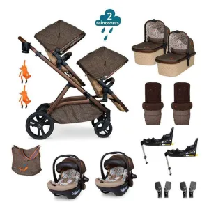 Cosatto Wow XL Twin Travel System A2 in Foxford Hall